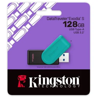Kingston 128GB USB3.2 Data Traveler EXODIA DTXS/128GB - Resim 1