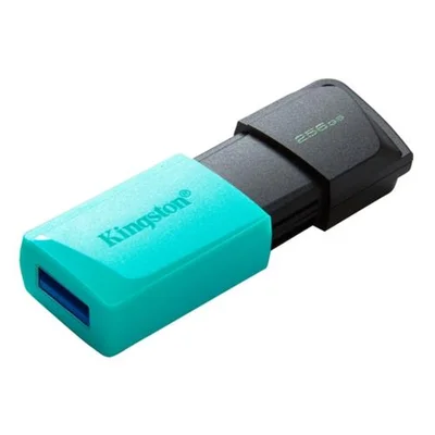 Kingston 256GB USB3.2 EXODIA M SIYAH/TURKUAZ DTXM/256GB - Resim 3