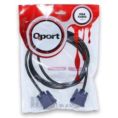 Qport Q-Vga1.5 1,5 Metre Vga Kablo - Resim 3