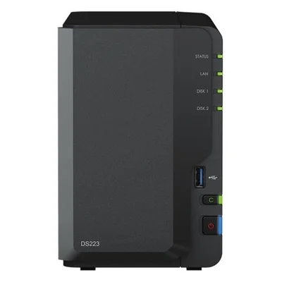 Synology DS223 2x3.5/2.5 2 Yuvalı Tower NAS - Resim 2