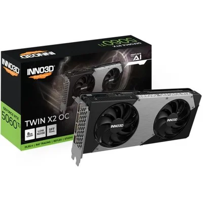 Inno3D RTX5060Ti 8GB Twin X2 OC 128Bit GDDR7 - Resim 1